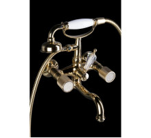 Смеситель для ванны Boheme Royal Cristal 293-Royal/CRST black