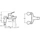 Заказать Смеситель на борт ванны Jacob Delafon Brive E75768-CP в магазине сантехники Santeh-Crystal.ru