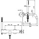 Купить Смеситель для ванны Migliore Reversa 28187 в магазине сантехники Santeh-Crystal.ru