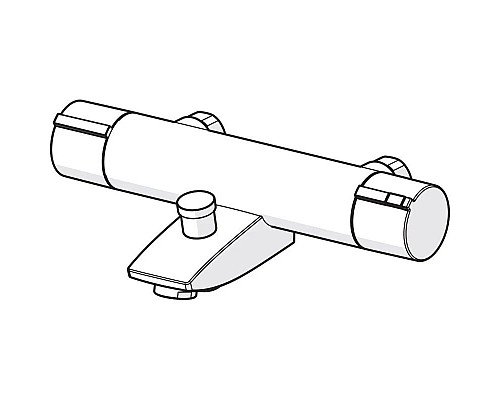Купить Термостат для ванны Oras Cubista 2875 в магазине сантехники Santeh-Crystal.ru