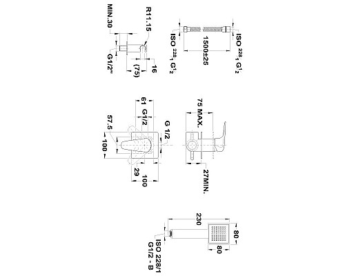 Купить Смеситель для душа Teka Itaca 672420220 в магазине сантехники Santeh-Crystal.ru