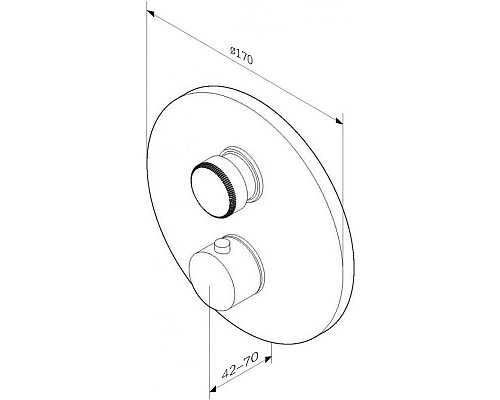 Заказать Термостат для душа AM.PM Inspire 2.0 F50A75700 в магазине сантехники Santeh-Crystal.ru