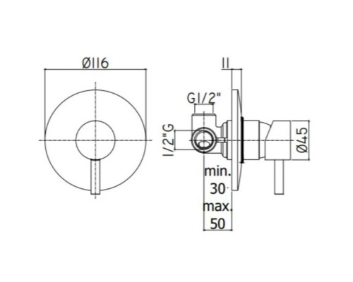 Приобрести Смеситель для душа Paffoni Light LIG010CR в магазине сантехники Santeh-Crystal.ru