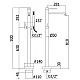 Купить Смеситель напольный для ванны Paffoni Light LIG032HGSP в магазине сантехники Santeh-Crystal.ru