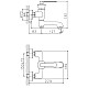 Купить Смеситель для ванны Haiba HB60181-7 в магазине сантехники Santeh-Crystal.ru