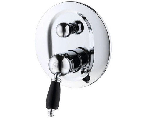 Купить Смеситель для ванны Caprigo Adria Uno Black Edition 02B-551-crm в магазине сантехники Santeh-Crystal.ru