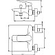 Купить Смеситель для ванны Savol SK-H7101 в магазине сантехники Santeh-Crystal.ru