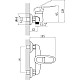 Купить Смеситель для душа Savol S-T3004 в магазине сантехники Santeh-Crystal.ru