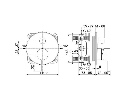 Приобрести Смеситель для ванны Ideal Standard Joy A7383AA в магазине сантехники Santeh-Crystal.ru