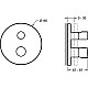 Купить Термостат для ванны Jacob Delafon Modulo E75390-CP в магазине сантехники Santeh-Crystal.ru