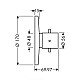 Приобрести Центральный термостат Axor Starck 10710000 в магазине сантехники Santeh-Crystal.ru