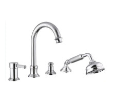 Смеситель на борт ванны хром Cezares Olimp OLIMP-BVDM-01-L