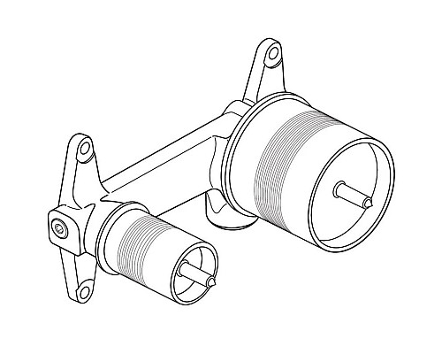 Купить Встраиваемый комплект для смесителя для раковины Ideal Standard Melange A5948NU в магазине сантехники Santeh-Crystal.ru