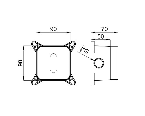 Заказать Скрытая часть Noken Smart Box Bath N199999397 в магазине сантехники Santeh-Crystal.ru