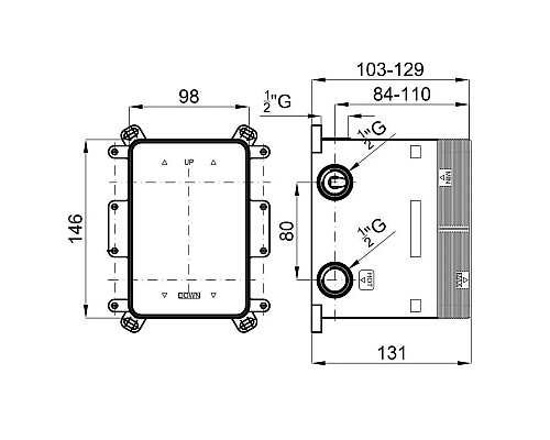 Приобрести Скрытая часть Noken Smart Box N199999570 в магазине сантехники Santeh-Crystal.ru