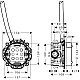 Приобрести Скрытая часть 3/4 Axor Uno 16182180 в магазине сантехники Santeh-Crystal.ru