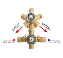 Скрытая часть на 2 потребителя Bossini Z00101000