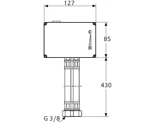 Купить Скрытая часть Ideal Standard Built-In A3813NU в магазине сантехники Santeh-Crystal.ru