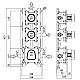 Купить Скрытый термостат Paffoni Modular Box MDBOX018 в магазине сантехники Santeh-Crystal.ru