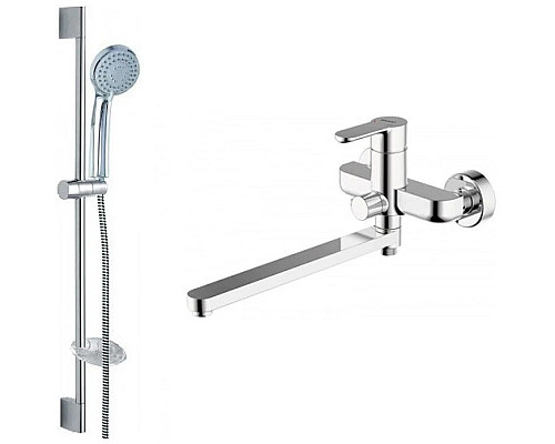 Заказать Смеситель для ванны Bravat Stream F00411C в магазине сантехники Santeh-Crystal.ru