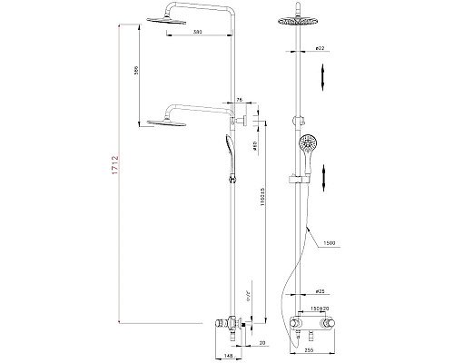 Santeh-Crystal.ru: Душевая система Lemark Wing LM5362C Купить Душевая система Lemark Wing LM5362C в магазине сантехники Santeh-Crystal.ru