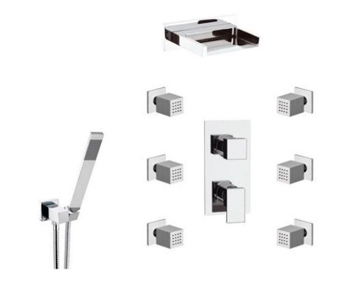 Купить Душевой комплект 103 мм Remer Flash Z937S02 в магазине сантехники Santeh-Crystal.ru