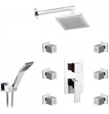 Душевой комплект 200 мм Remer Qubika Q937S02