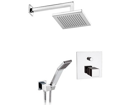 Купить Душевой комплект 200 мм Remer Qubika QT09S02 в магазине сантехники Santeh-Crystal.ru