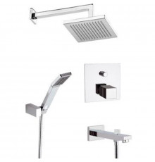 Душевой комплект 200 мм Remer Qubika QT09S03