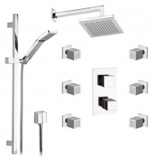 Душевой комплект 200 мм Remer Qubika QT937S01