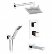 Душевой комплект 200 мм Remer Qubika QT937S03