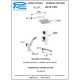 Приобрести Душевой комплект 200 мм Remer Qubika Cascata QC937S03 в магазине сантехники Santeh-Crystal.ru