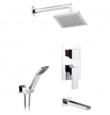 Душевой комплект 200 мм Remer Qubika Cascata QC937S03