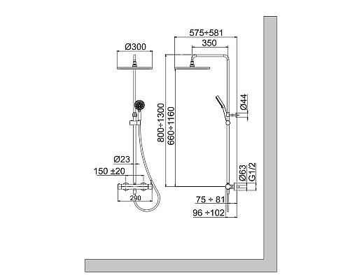Santeh-Crystal.ru: Душевая система Noken Tec Round N720000196 Заказать Душевая система Noken Tec Round N720000196 в магазине сантехники Santeh-Crystal.ru