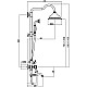 Купить Душевая система 204 мм Savol 66C S-006613C в магазине сантехники Santeh-Crystal.ru
