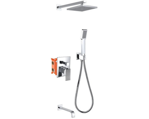 Купить Душевой комплект Bronze De Luxe Grani NT980-3 в магазине сантехники Santeh-Crystal.ru