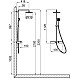 Приобрести Душевая система 230 мм Noken Touch&Feel N155416704 в магазине сантехники Santeh-Crystal.ru