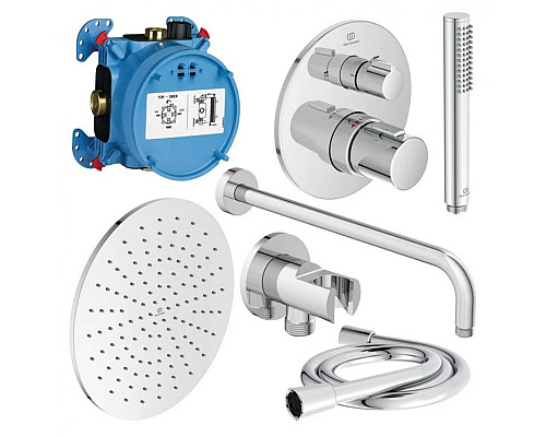 Купить Душевой комплект 303 мм Ideal Standard Ceratherm T100 A7573AA в магазине сантехники Santeh-Crystal.ru