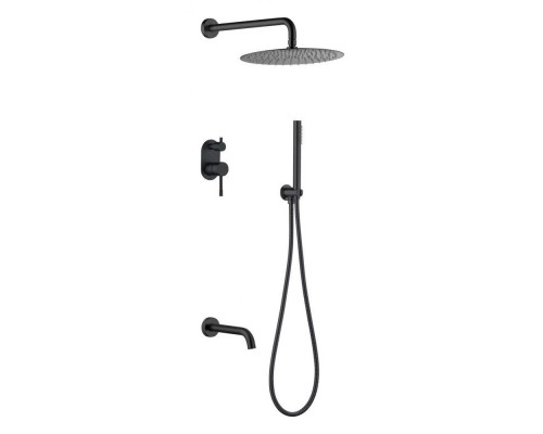 Заказать Душевой комплект 300 мм Boheme Uno 464-2-B в магазине сантехники Santeh-Crystal.ru