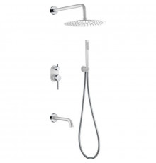 Душевой комплект 300 мм Boheme Uno 464-2-WCR