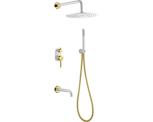 Приобрести Душевой комплект 300 мм Boheme Uno 464-2-WG в магазине сантехники Santeh-Crystal.ru