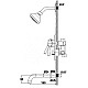 Заказать Душевой комплект Haiba HB80297-2 в магазине сантехники Santeh-Crystal.ru
