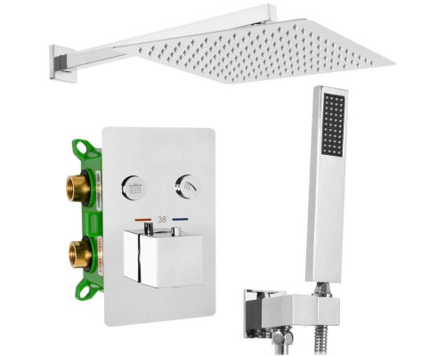 Купить Душевой комплект 300 мм Rea Davis REA-P6356 в магазине сантехники Santeh-Crystal.ru