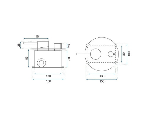 Купить Душевой комплект 250 мм Rea Lungo REA-P4111 в магазине сантехники Santeh-Crystal.ru