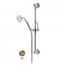 Душевой гарнитур бронза, ручка Swarovski Cezares Vintage VINTAGE-SD-02-Sw