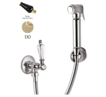 Гигиенический набор золото 24 карат, ручка Swarovski Nero Cezares Diamond DIAMOND-KS-03/24-Sw-N