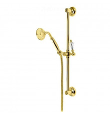 Душевой гарнитур золото 24 карат, ручка Swarovski Cezares Vintage VINTAGE-SD-03/24-Sw