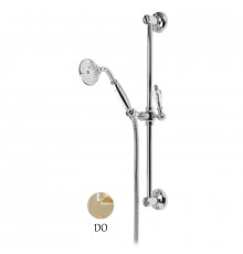 Душевой гарнитур золото 24 карат, ручка Swarovski Cezares Diamond DIAMOND-SD-03/24-Sw