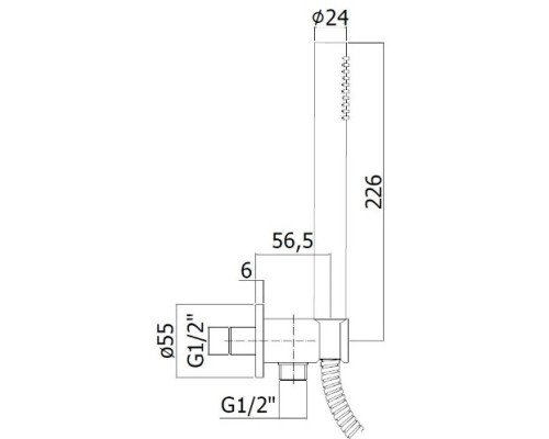Приобрести Душевой набор Paffoni Master ZDUP094NKN в магазине сантехники Santeh-Crystal.ru