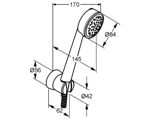 Купить Душевой набор Kludi Zenta 1S 606509100 в магазине сантехники Santeh-Crystal.ru